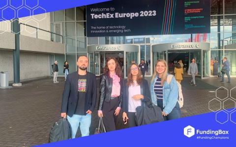 FundingBox team at IoT Tech Expo Europe 2023