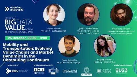 Mobility session in the European Big Data Value Forum 2023