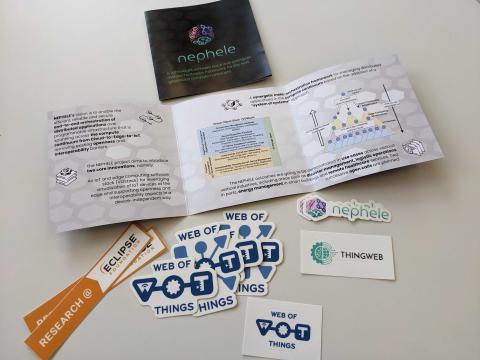 Leaflets and stickers in EclipseCon