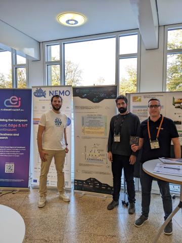 Ege, Dimitris and Marco in EclipseCon