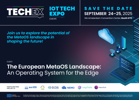 MetaOS projects in IoT Tech Expo 2025 banner