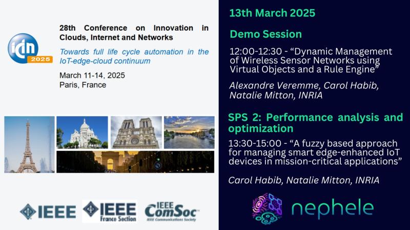 ICIN 2025 - NEPHELE banner